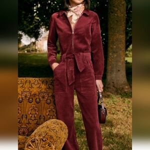 Sezane Bethanie Courduroy Jumpsuit
